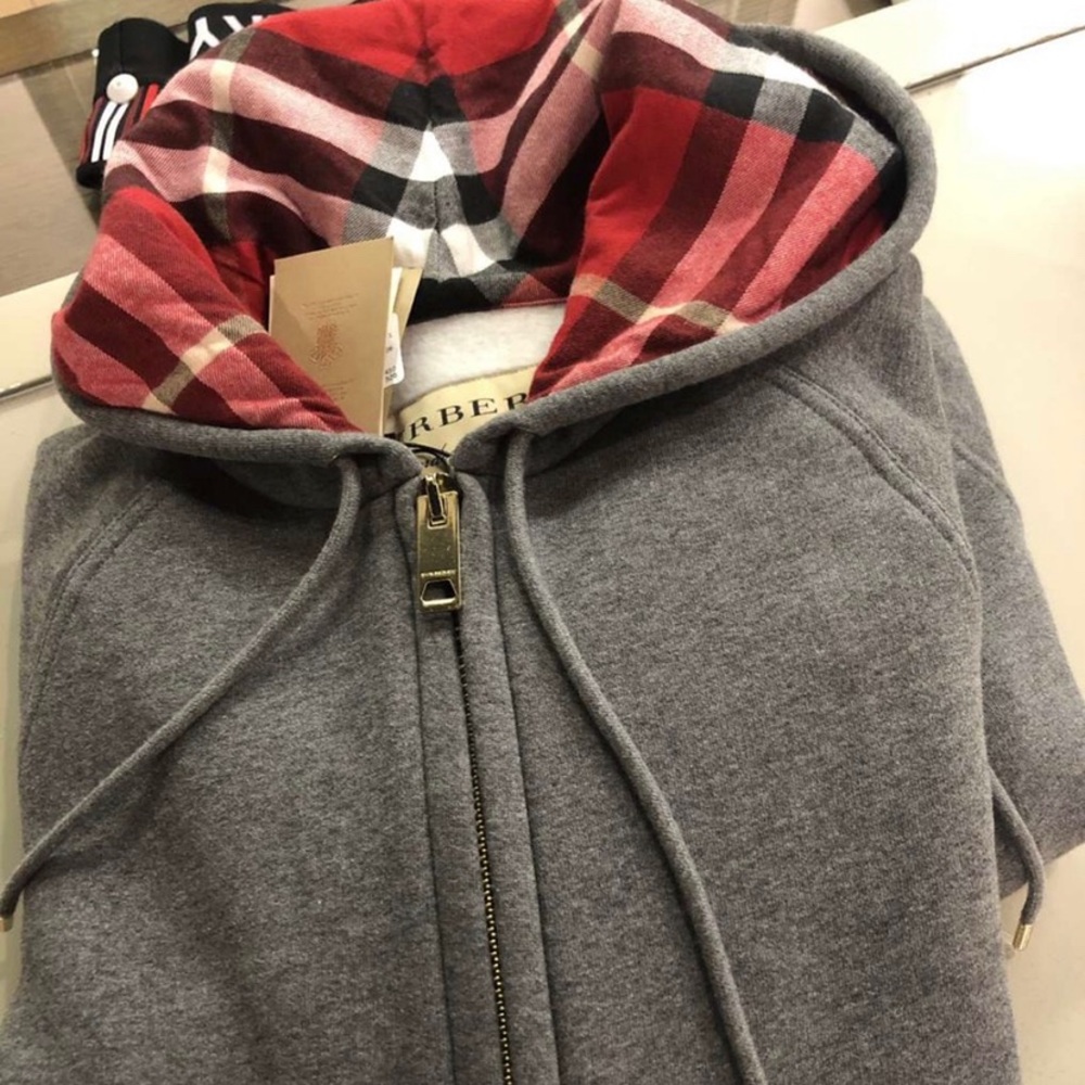 Burberry zip-up hoodie